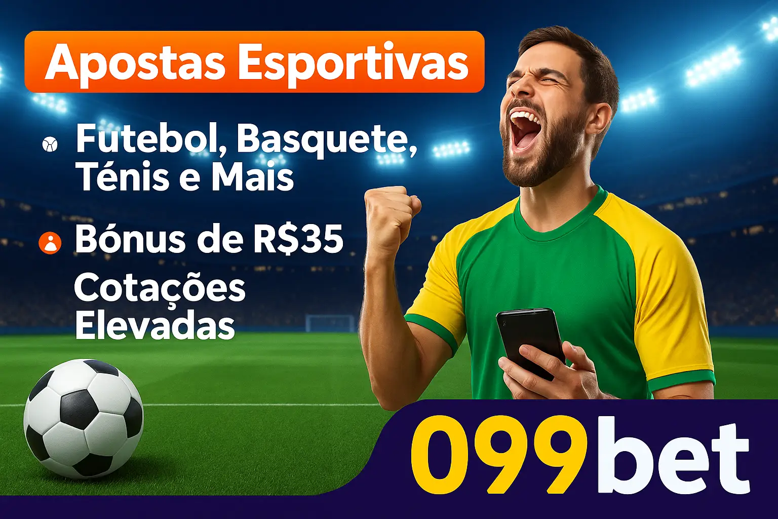 Aposte em apostas esportivas no cassino online 099BET