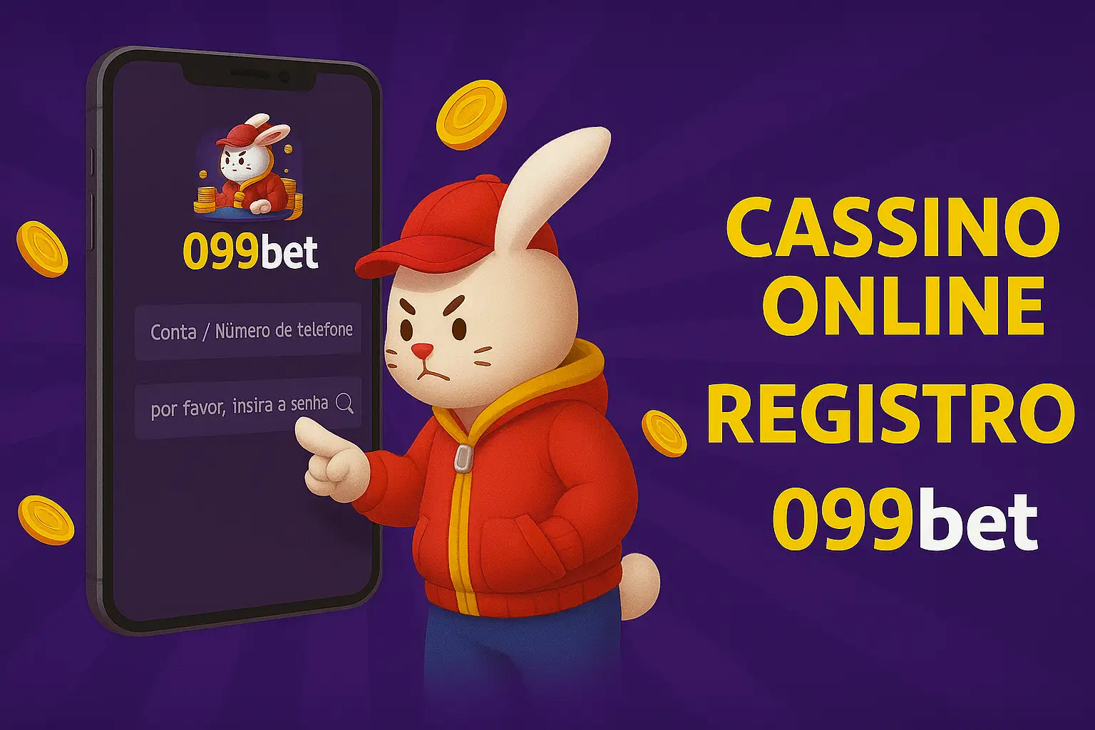 Criar uma nova Conta no plataforma 099BET